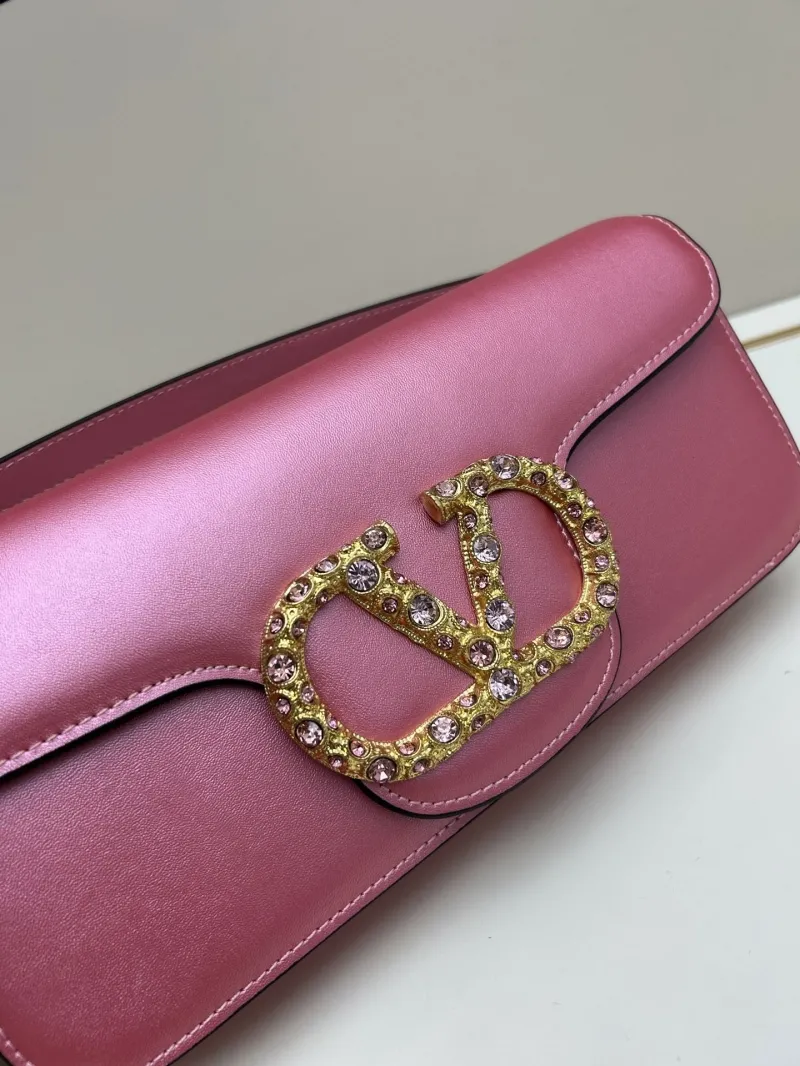 Valentino Pink Leather Satchel Bag 67 - Image 4