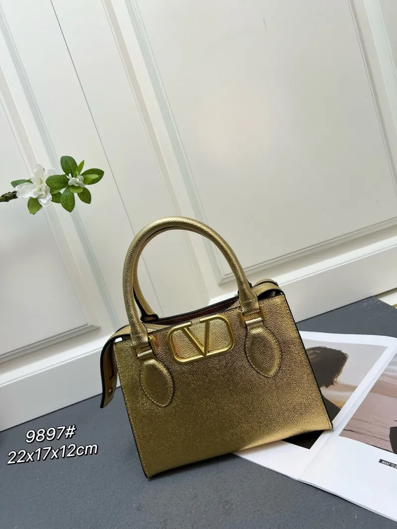 Valentino 9897 Leather Satchel Handbag - Image 5
