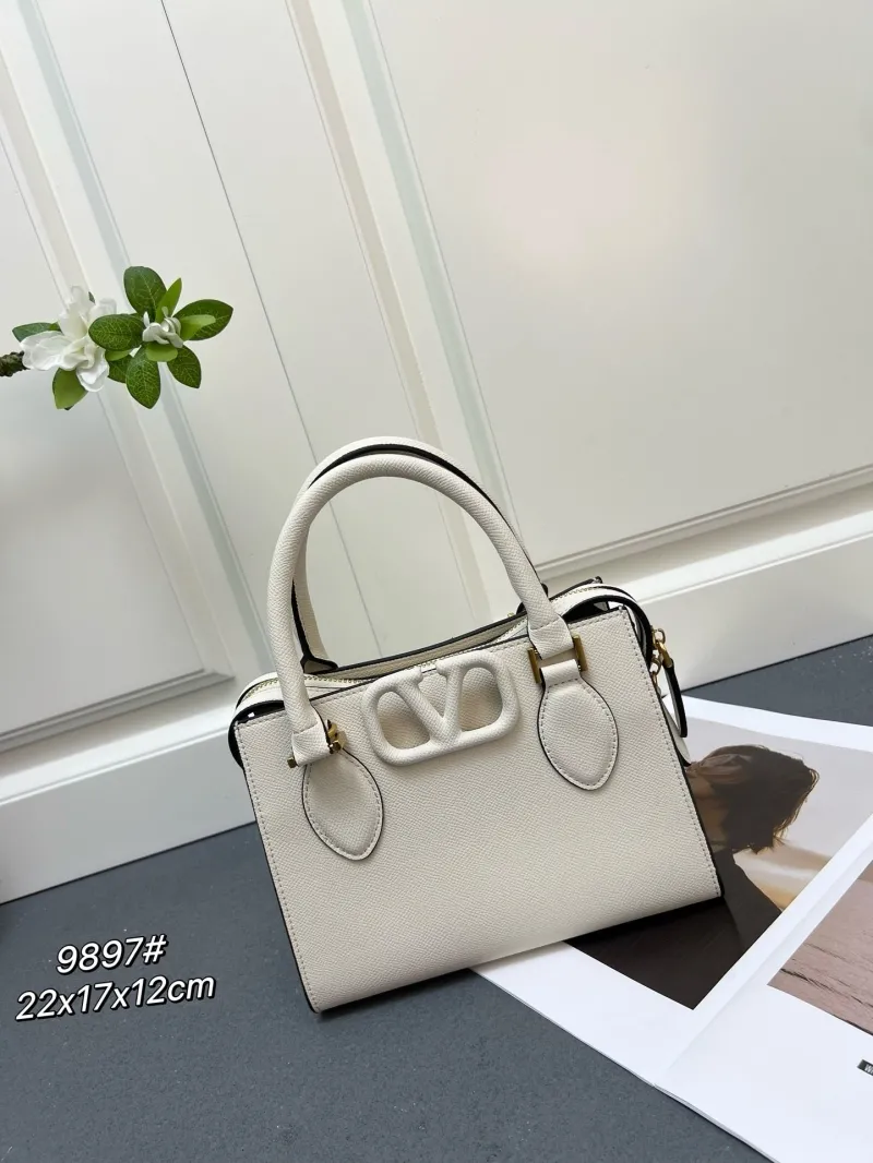 Valentino 9897 Leather Satchel Handbag - Image 6