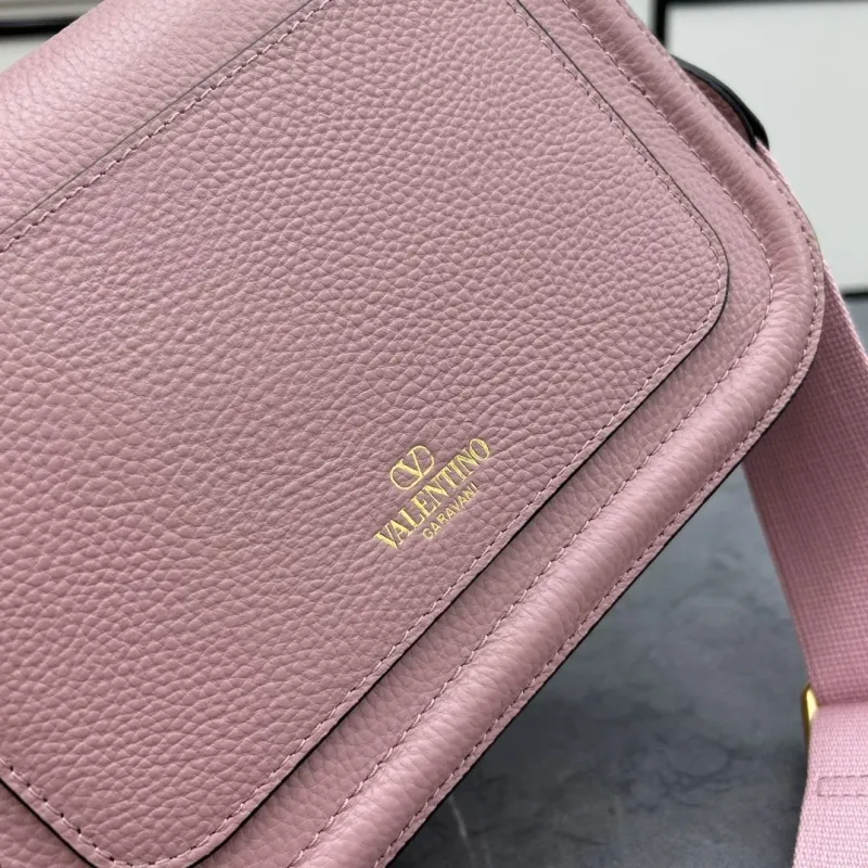 Valentino Pink Leather Satchel Bag 0129 - Image 6