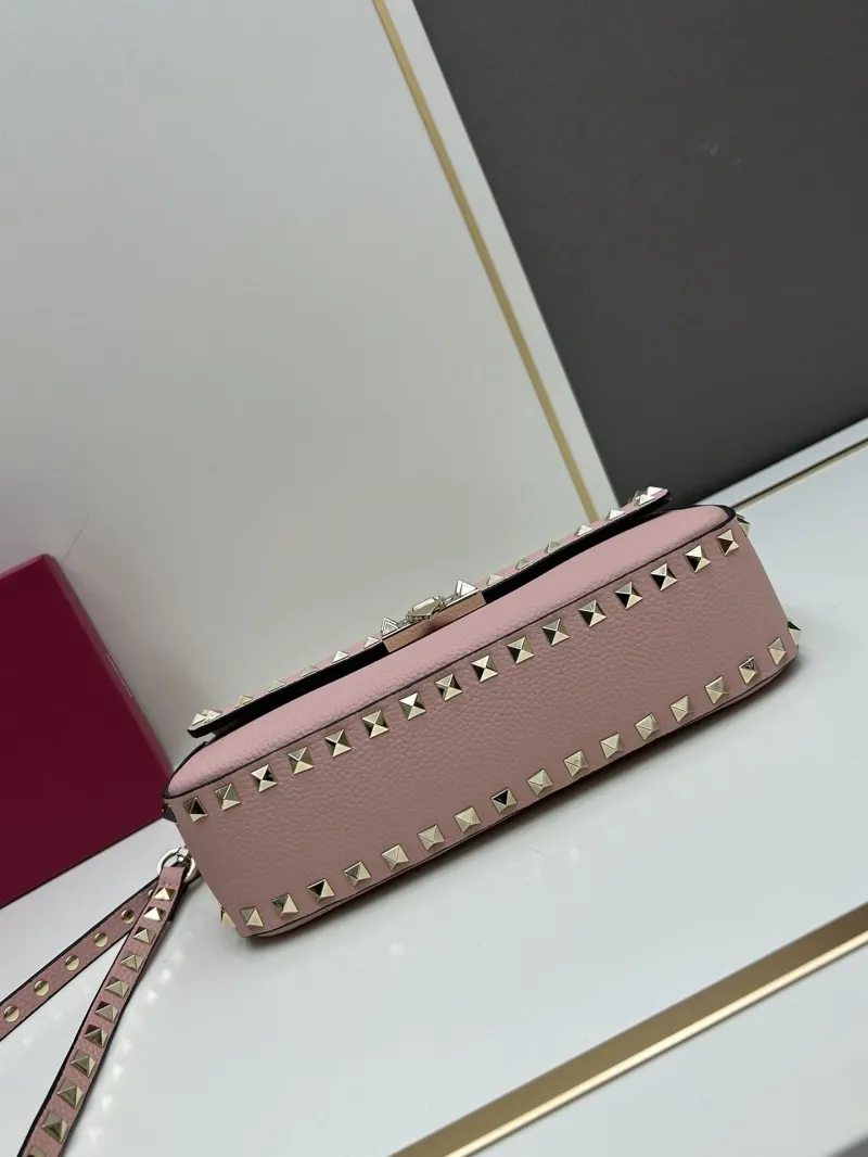 Valentino Pink Rockstud Satchel Bag 20253 - Image 6