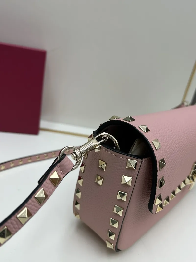 Valentino Pink Rockstud Satchel Bag 20253 - Image 7