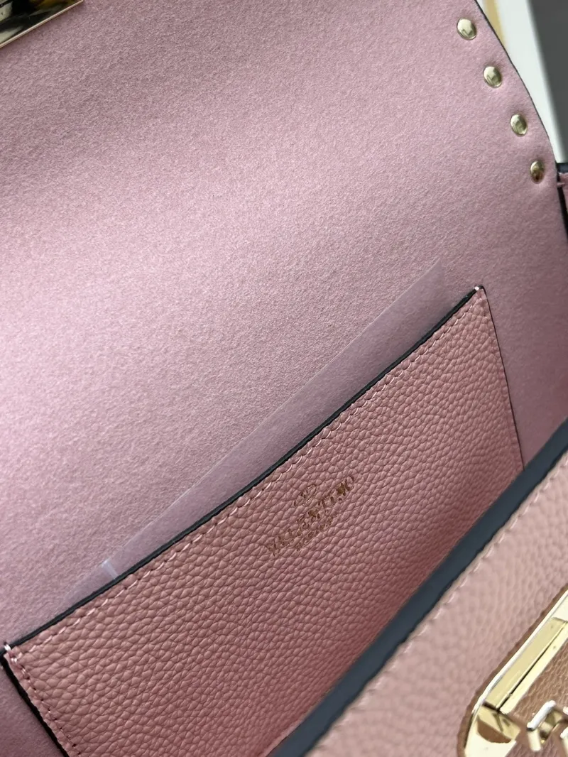 Valentino Pink Rockstud Satchel Bag 20253 - Image 9