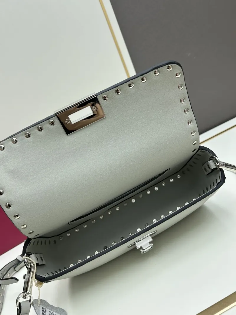 Valentino Light Gray Crossbody Bag 20253 - Image 8