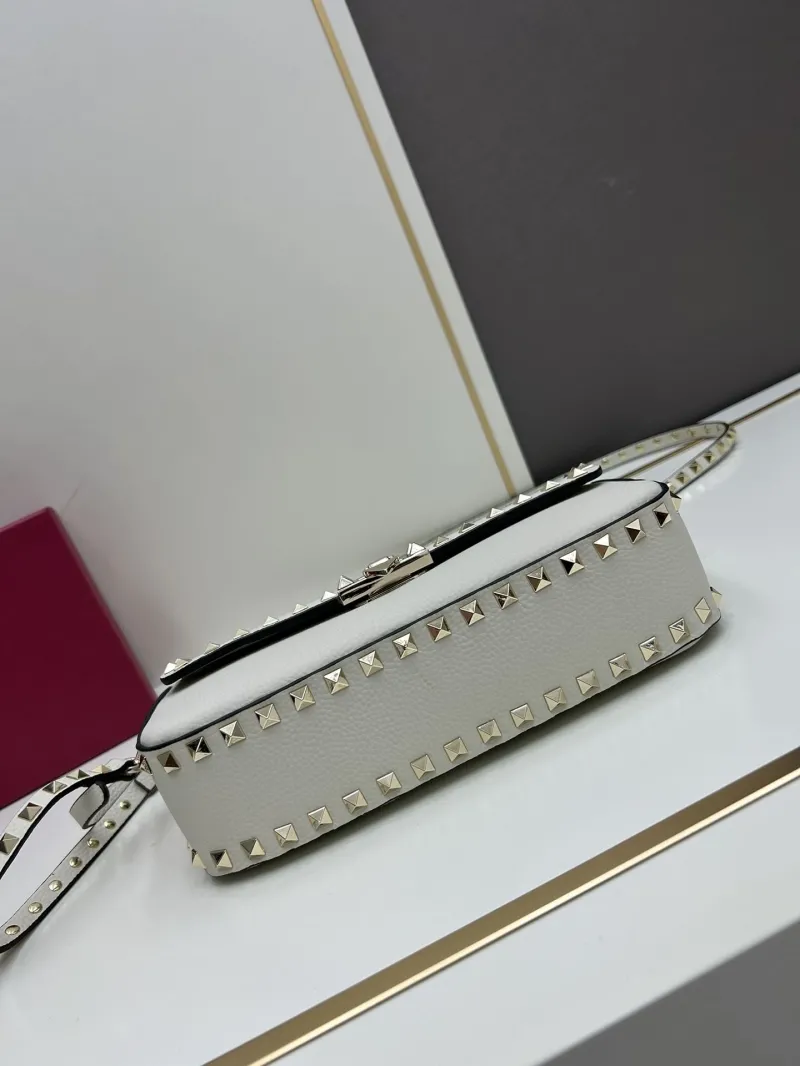 Valentino White Rockstud Crossbody Bag 20253 - Image 6