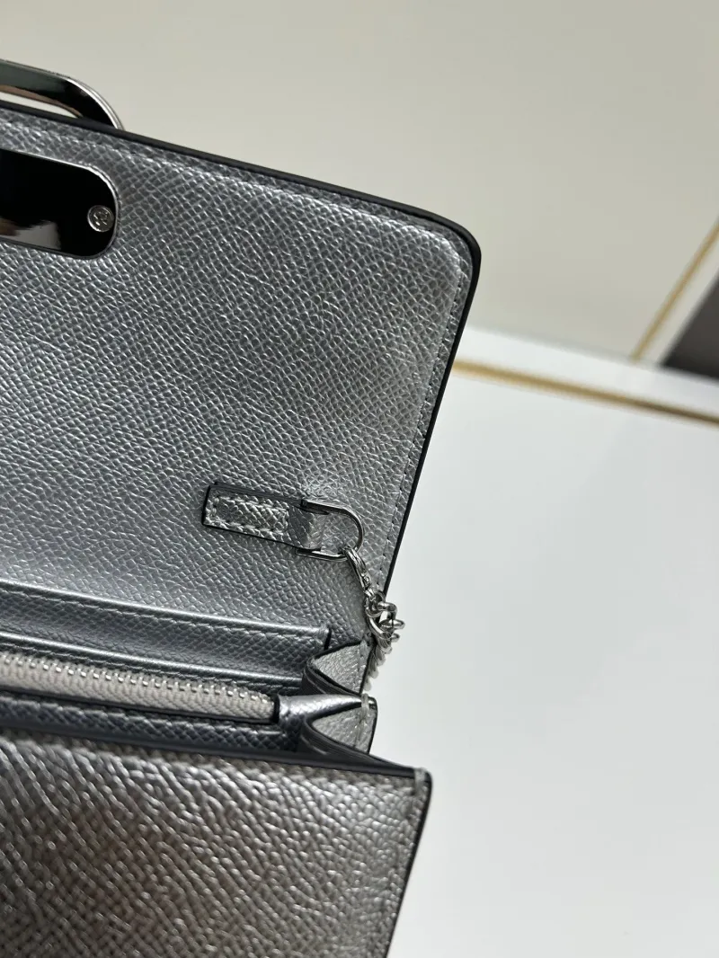 Valentino Silver Chain Crossbody Bag 0131 - Image 6