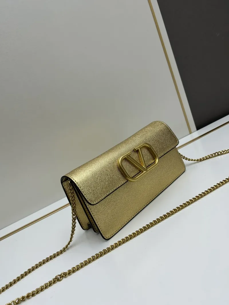 Alternative view of Valentino Gold Chain Satchel Bag 0131