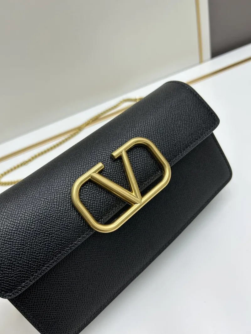 Valentino Black Chain Crossbody Bag 0131 - Image 4
