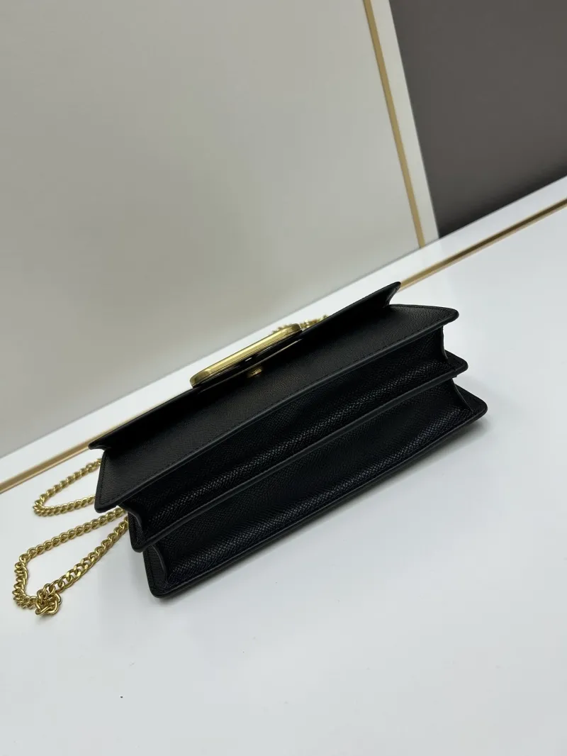 Valentino Black Chain Crossbody Bag 0131 - Image 5