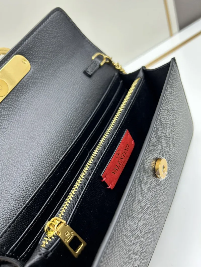 Valentino Black Chain Crossbody Bag 0131 - Image 8