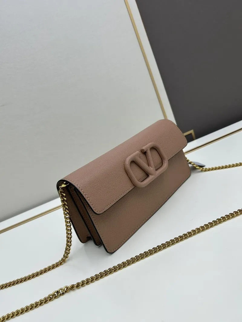 Alternative view of Valentino 0131 Tan Chain Crossbody Bag