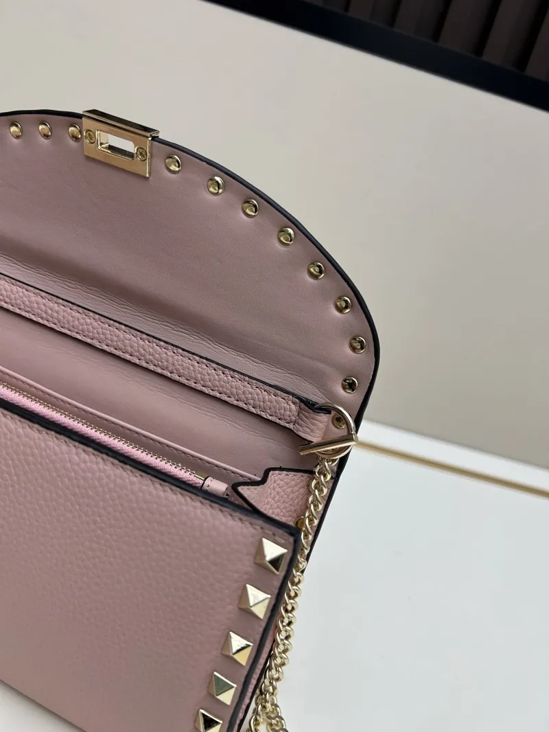 Valentino Pink Rockstud Crossbody Bag 0138 - Image 7