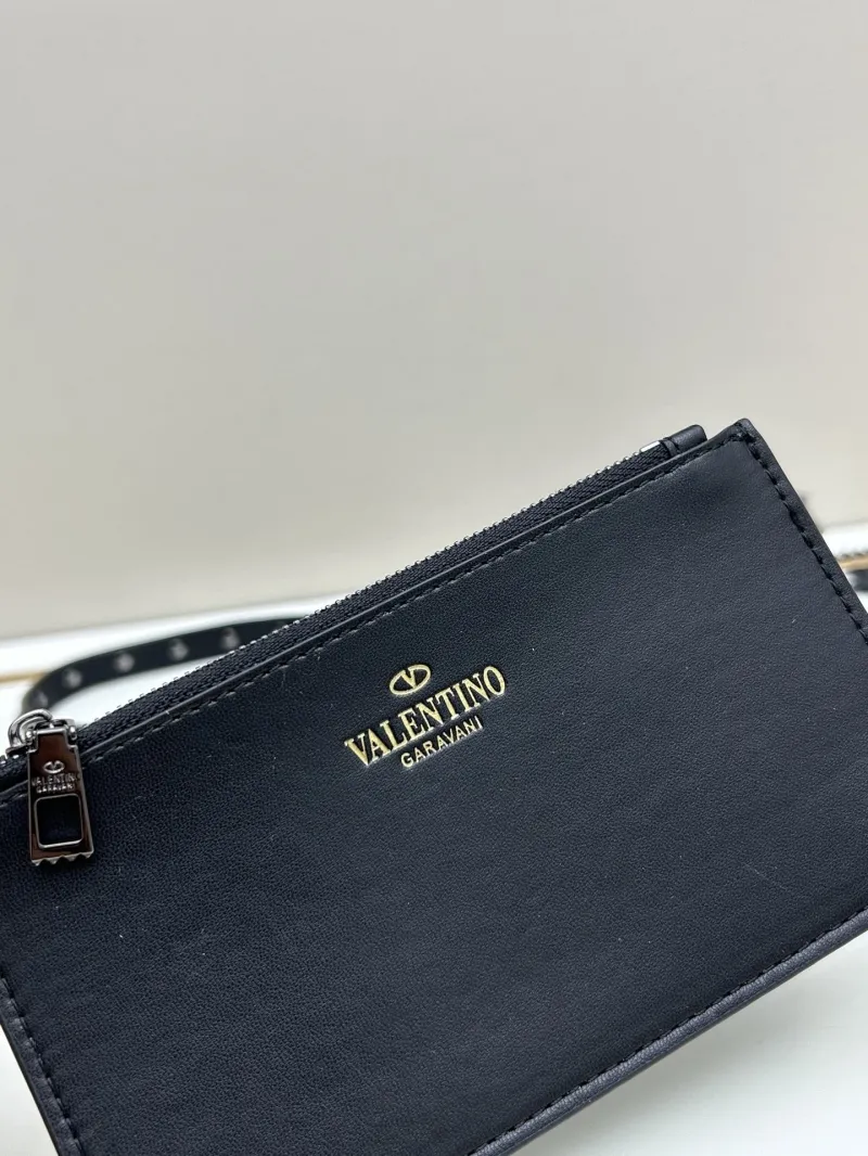 Valentino Black Studded Leather Crossbody Bag 0138 - Image 5