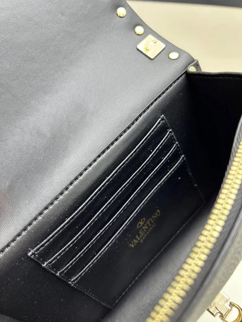 Valentino Black Studded Crossbody Bag 0137 - Image 8