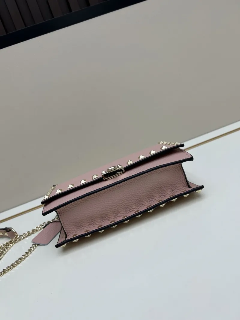Valentino Pink Rockstud Crossbody Bag 0137 - Image 6