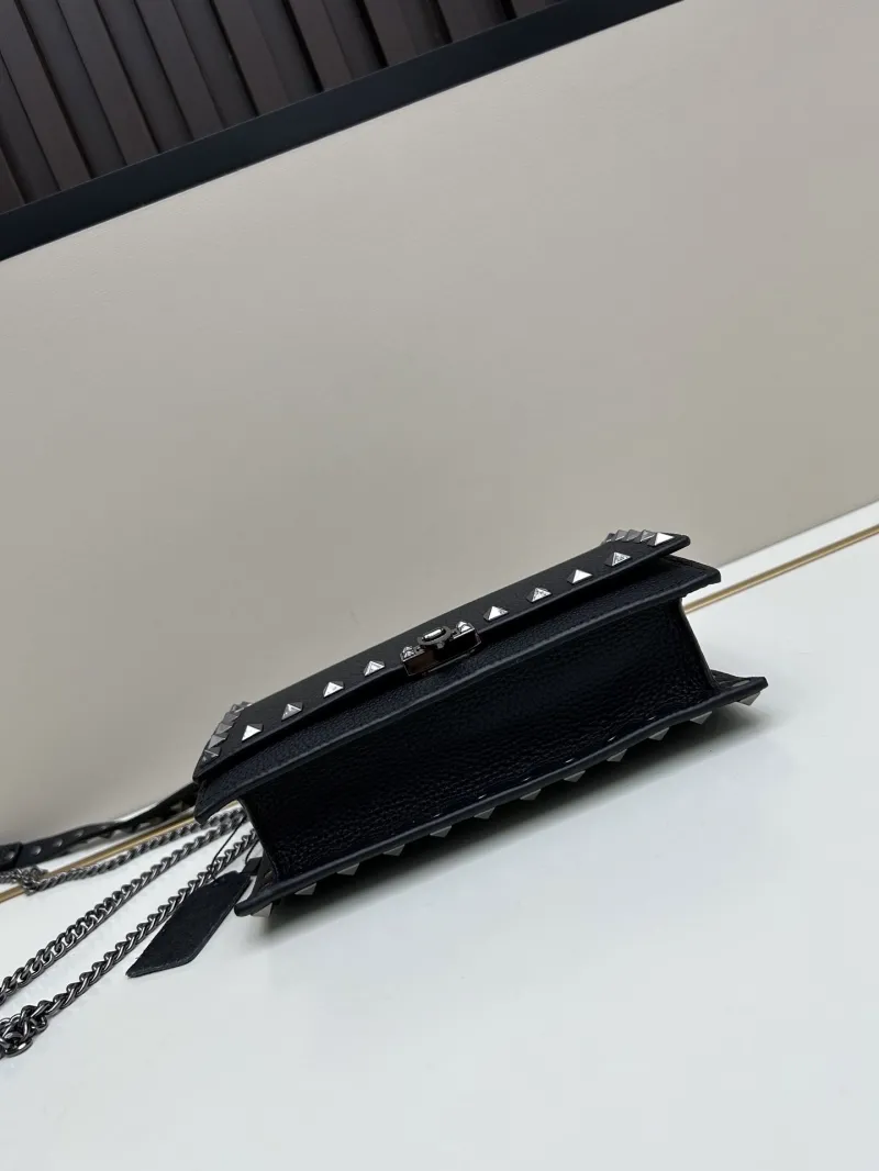 Valentino Black Rockstud Crossbody Bag 0137 - Image 4