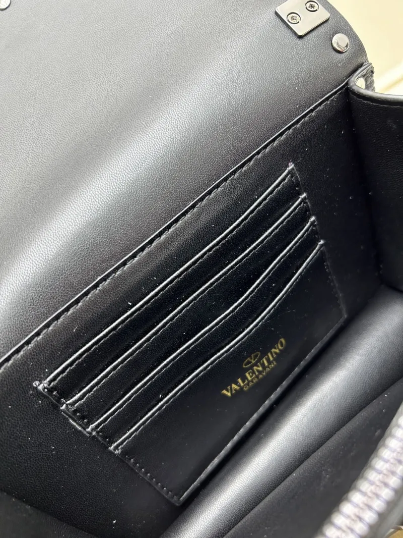 Valentino Black Rockstud Crossbody Bag 0137 - Image 8