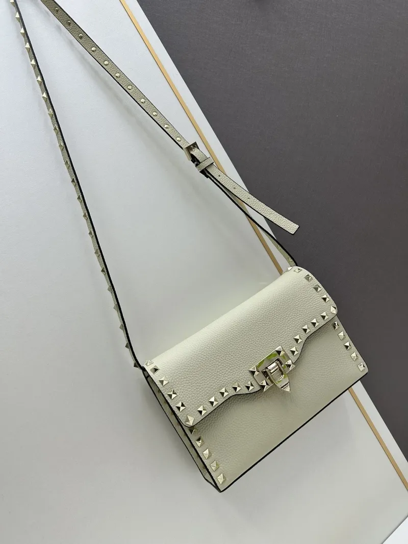 Alternative view of Valentino Cream Crossbody Satchel Bag 0133