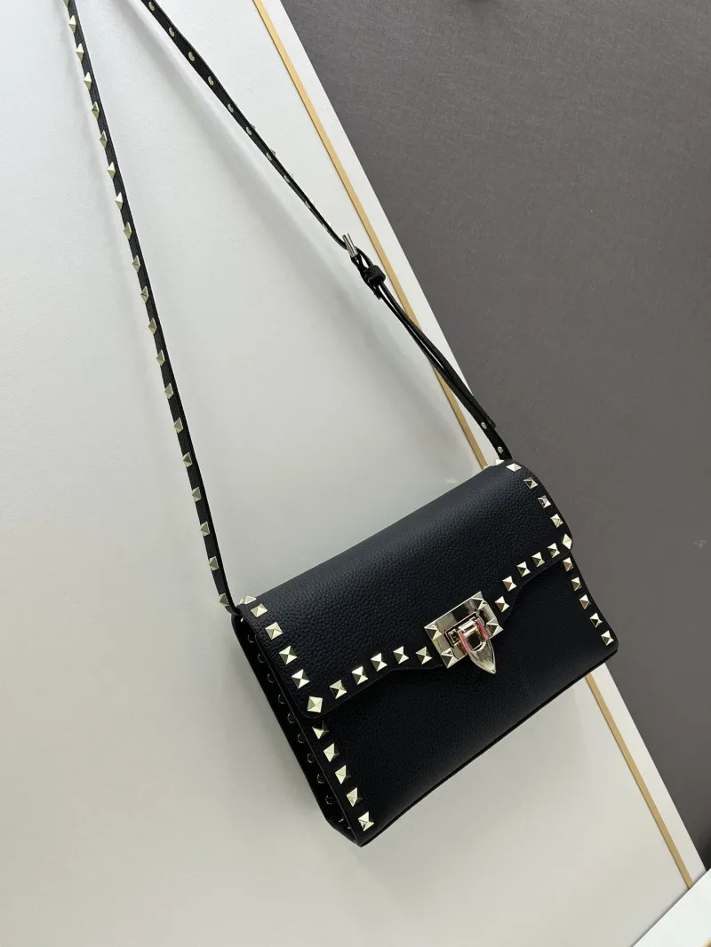 Alternative view of Valentino Black Crossbody Satchel Bag 0133