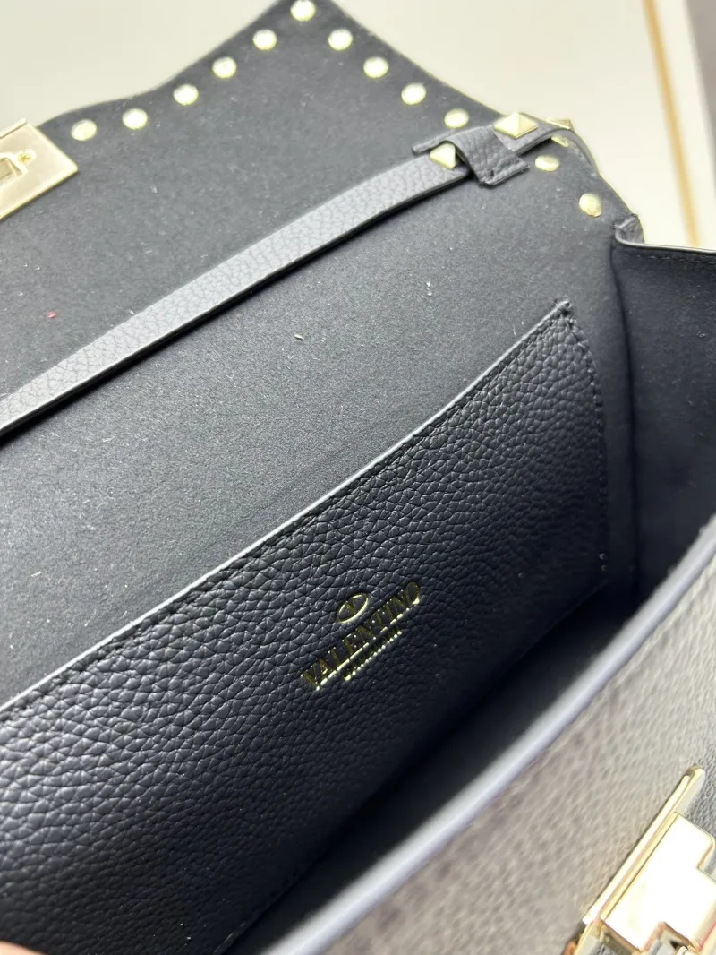 Valentino Black Crossbody Satchel Bag 0133 - Image 9