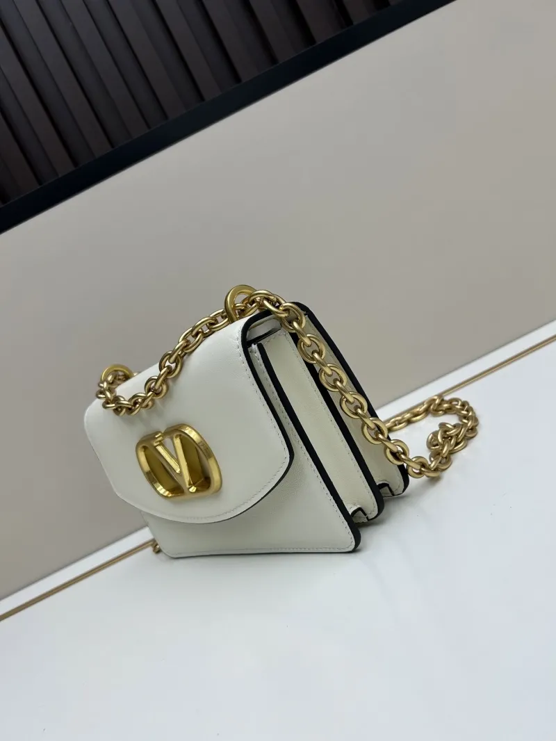 Alternative view of Valentino White Chain Satchel Bag 20260