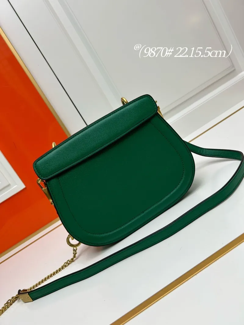 Alternative view of Valentino Green Crossbody Saddle Bag 9870