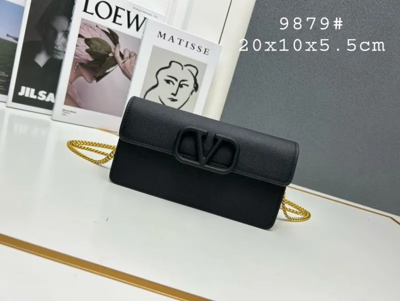Valentino Black Chain Crossbody Bag 9879