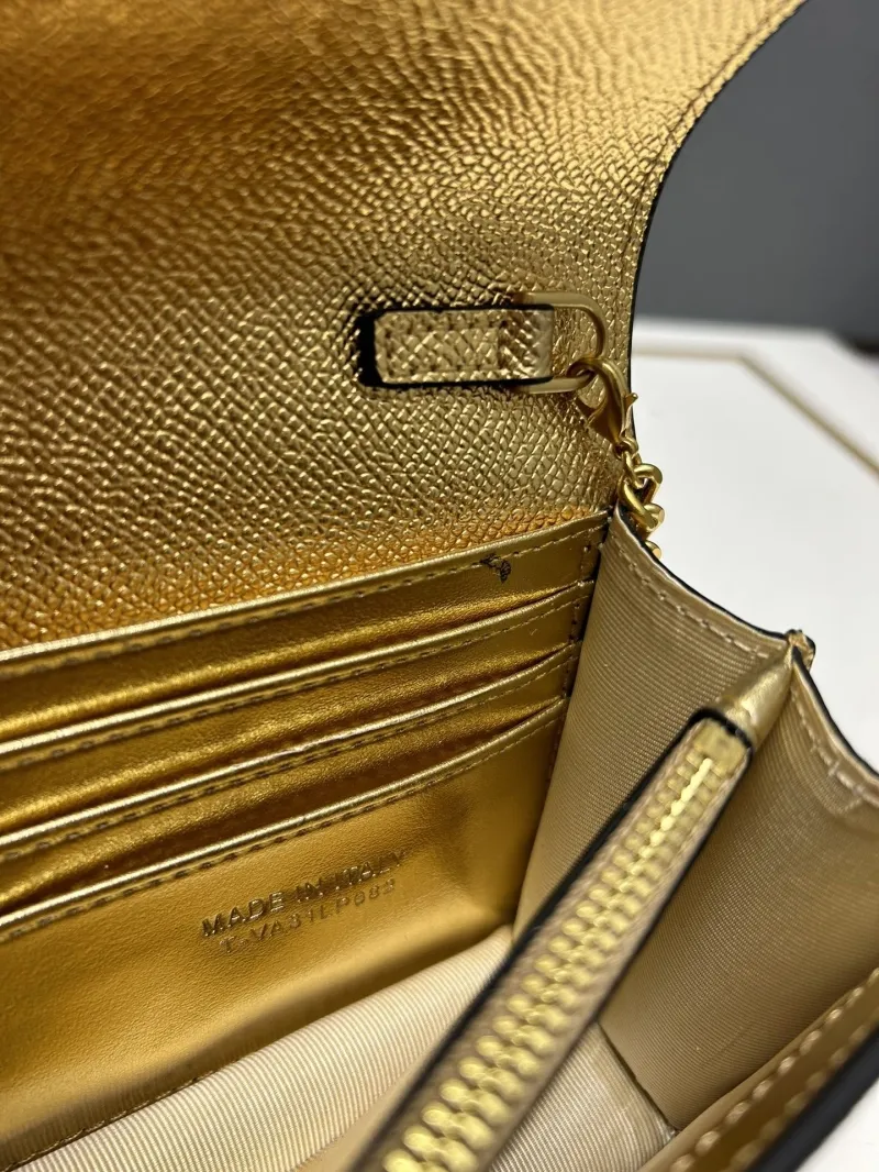 Valentino Gold Chain Crossbody Bag 9879 - Image 9