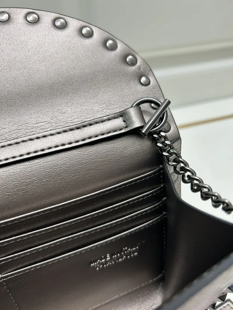 Alternative view of Valentino 9895 Metallic Studded Crossbody Bag
