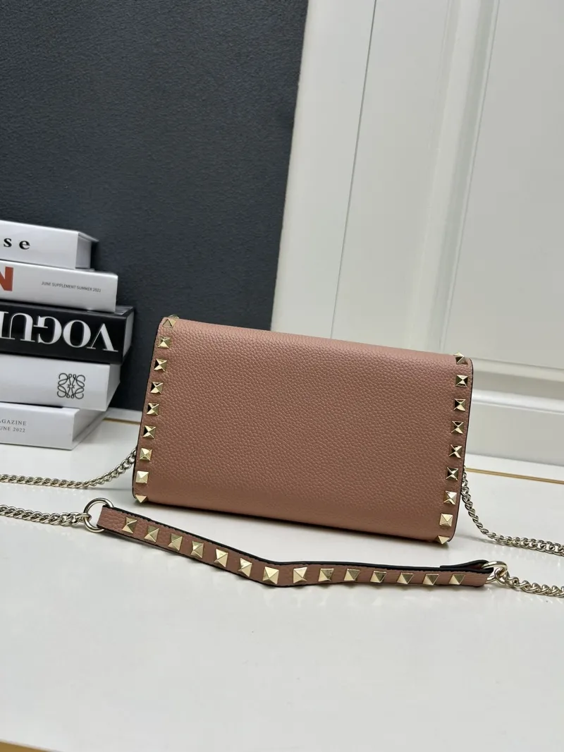 Valentino Pink Rockstud Crossbody Bag 9895 - Image 4