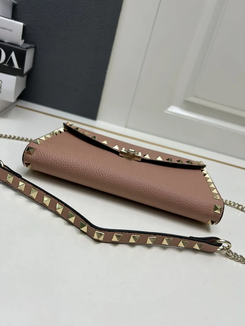 Valentino Pink Rockstud Crossbody Bag 9895 - Image 6