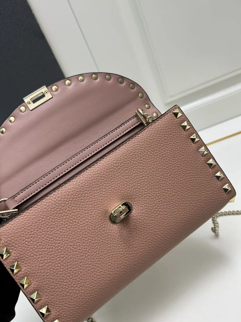 Valentino Pink Rockstud Crossbody Bag 9895 - Image 8