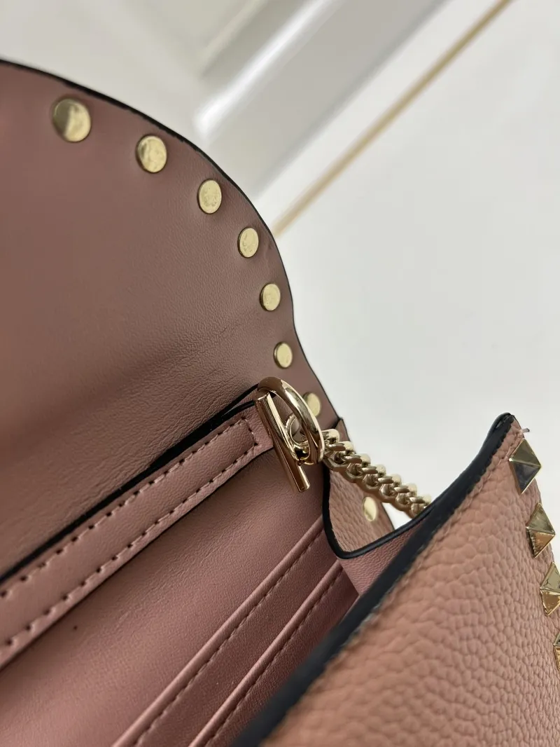Valentino Pink Rockstud Crossbody Bag 9895 - Image 9