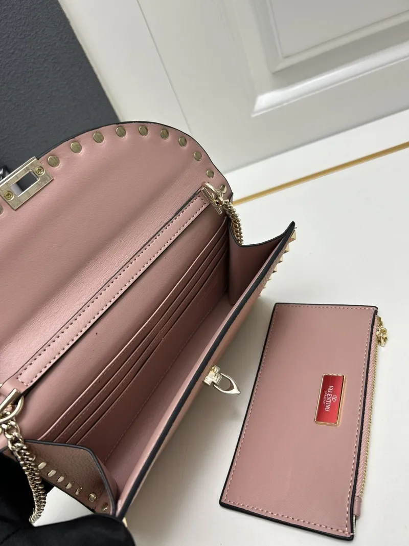 Valentino Pink Rockstud Crossbody Bag 9895 - Image 10