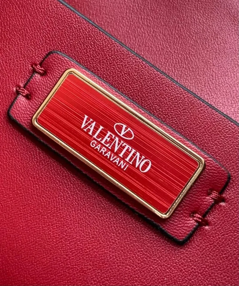 Valentino Burgundy Hobo Bag Style 5023 - Image 9