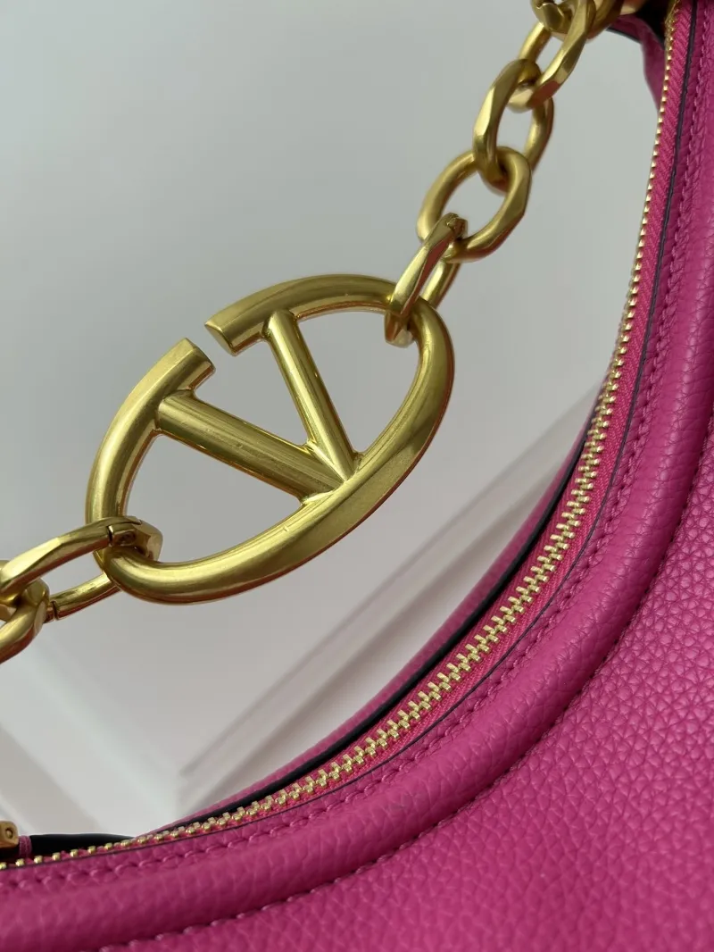 Valentino Fuchsia Hobo Bag 5023 - Image 4