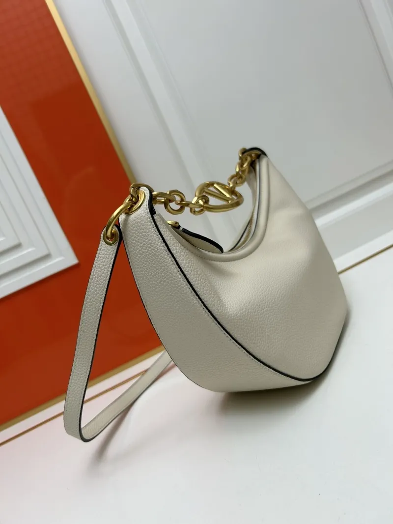 Valentino Cream Hobo Bag Model 5023 29x23x11cm - Image 3