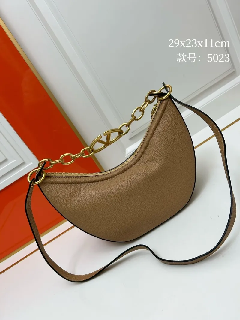 Alternative view of Valentino Tan Hobo Shoulder Bag 5023
