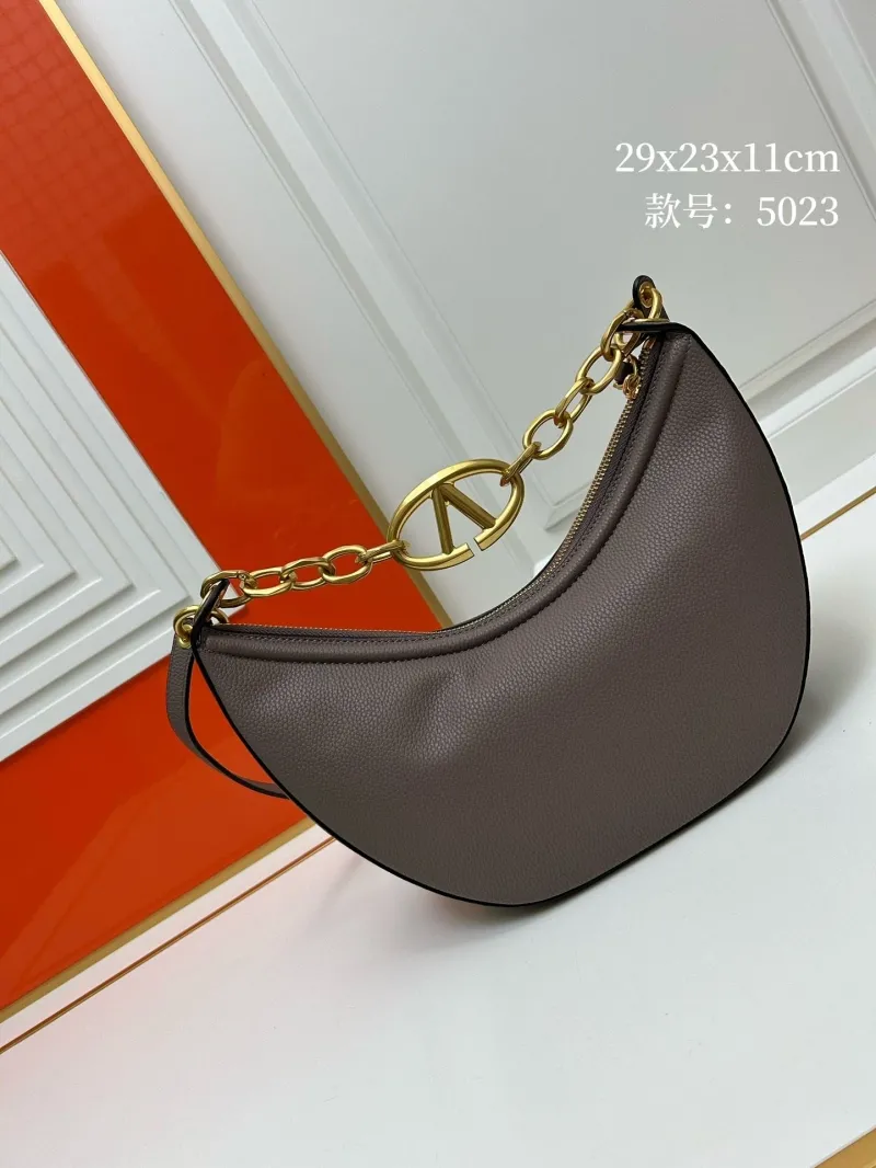 Alternative view of Valentino Taupe Hobo Shoulder Bag 5023