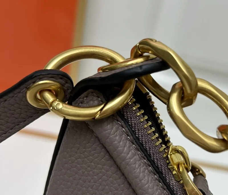 Valentino Taupe Hobo Shoulder Bag 5023 - Image 6