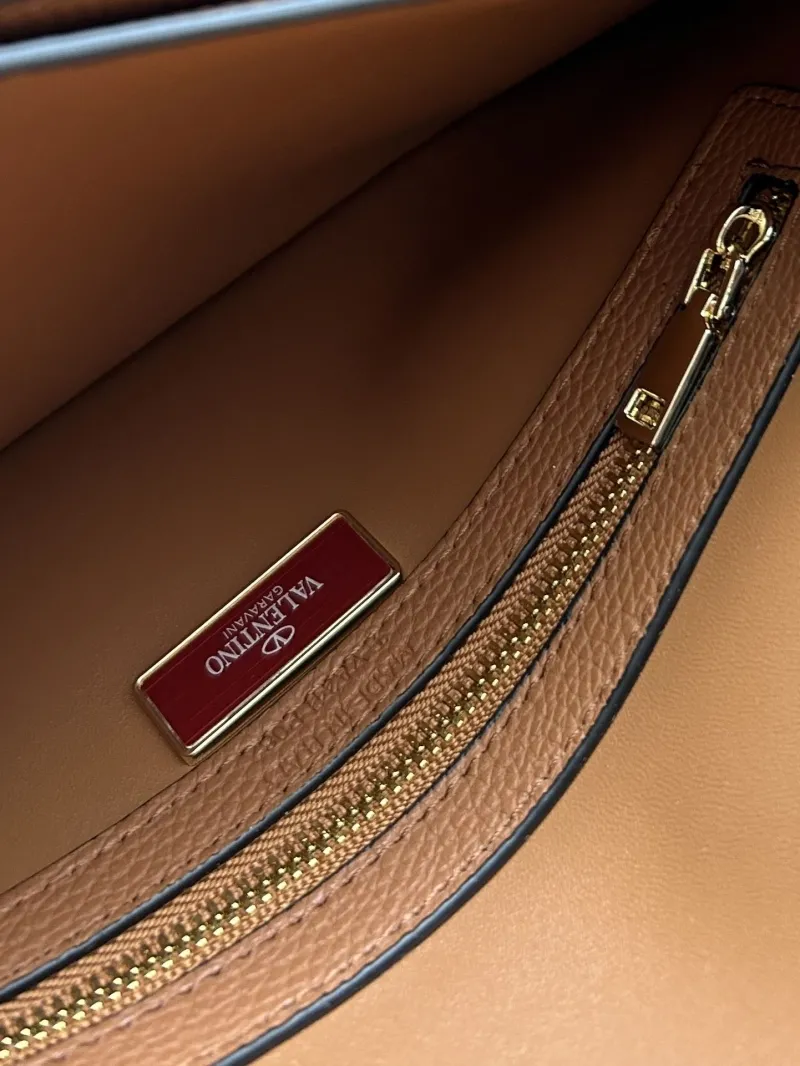 Valentino Brown Chain Crossbody Bag Model 5028 - Image 9
