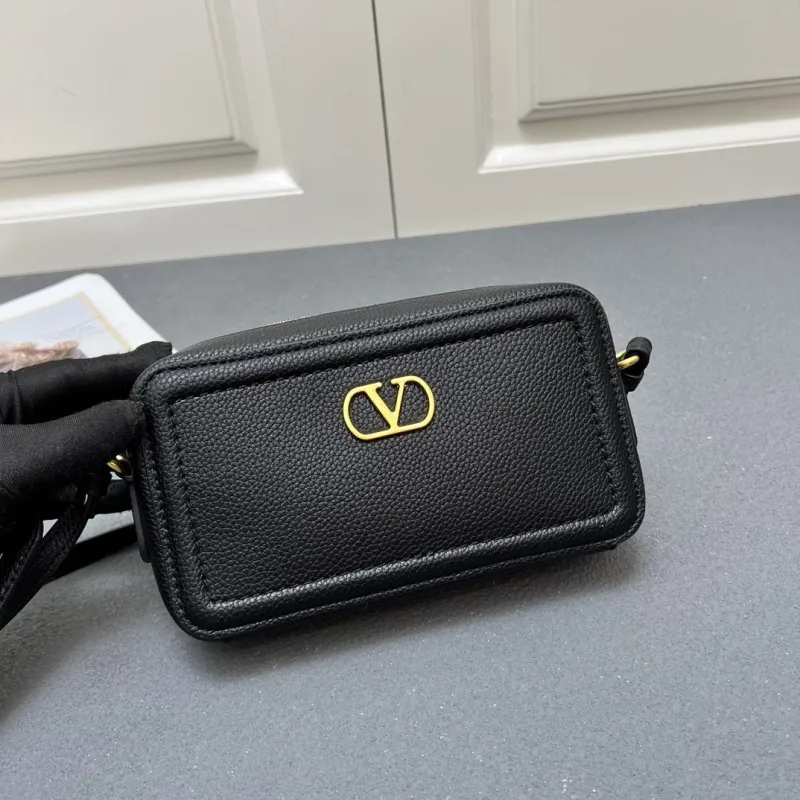 Valentino Black Crossbody Satchel Bag Model 5045 - Image 3