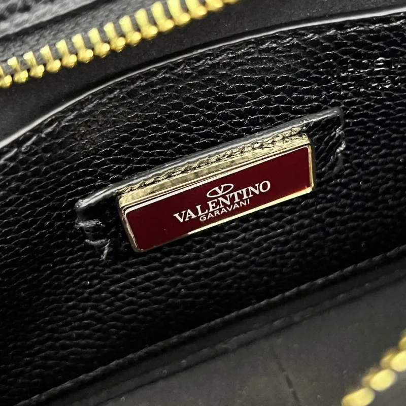 Valentino Black Crossbody Satchel Bag Model 5045 - Image 9