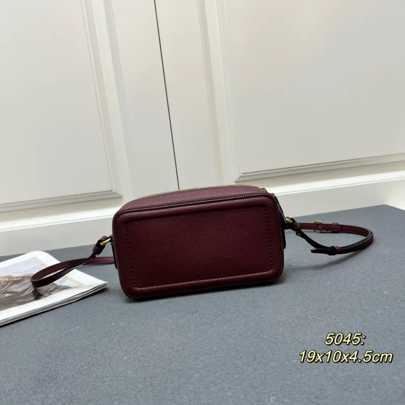 Alternative view of Valentino Burgundy Crossbody Camera Bag 5045
