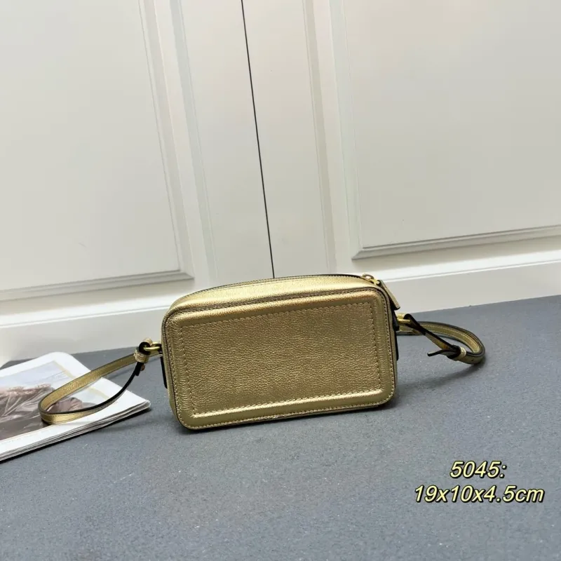 Alternative view of Valentino Gold Crossbody Satchel Bag 5045