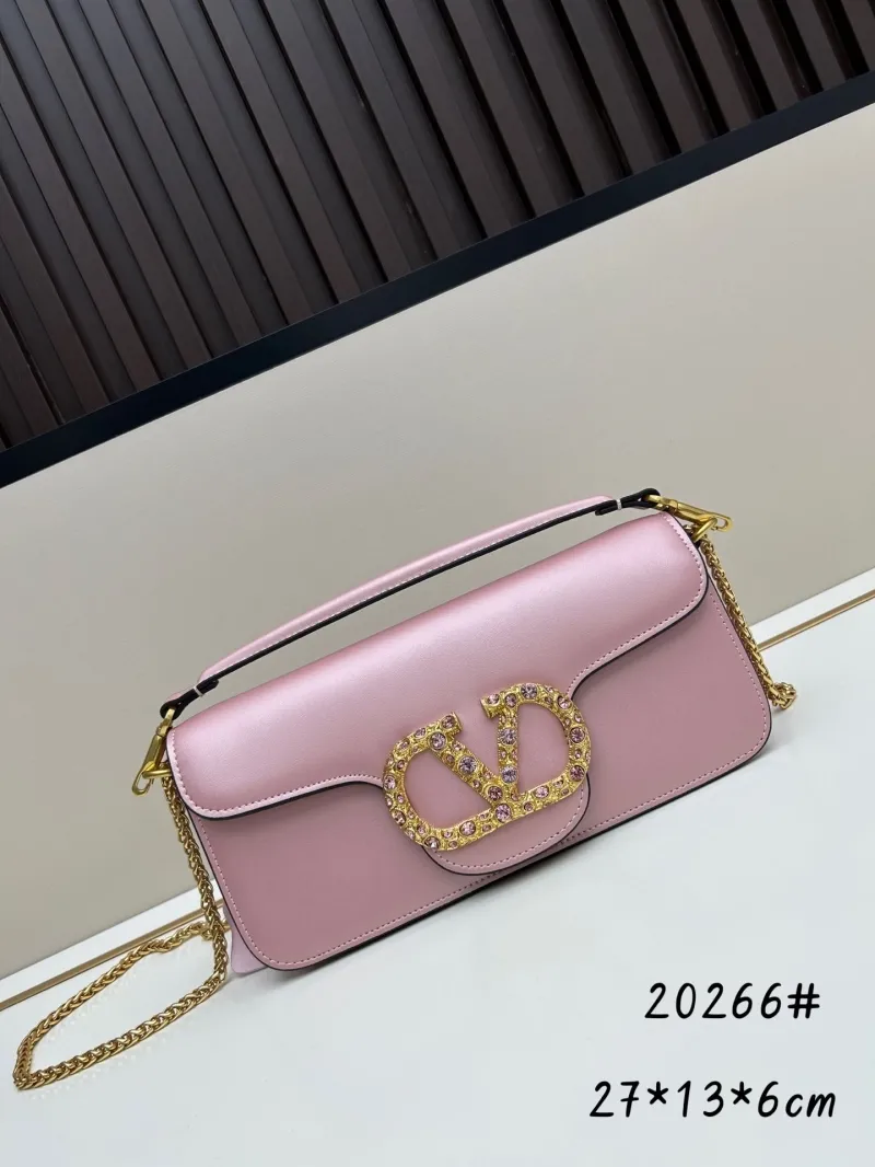 Valentino Pink Leather Satchel Bag 20266