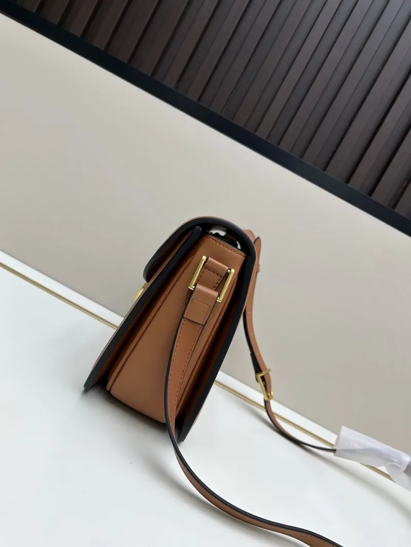 Alternative view of Valentino Brown Leather Satchel Crossbody Bag 20257