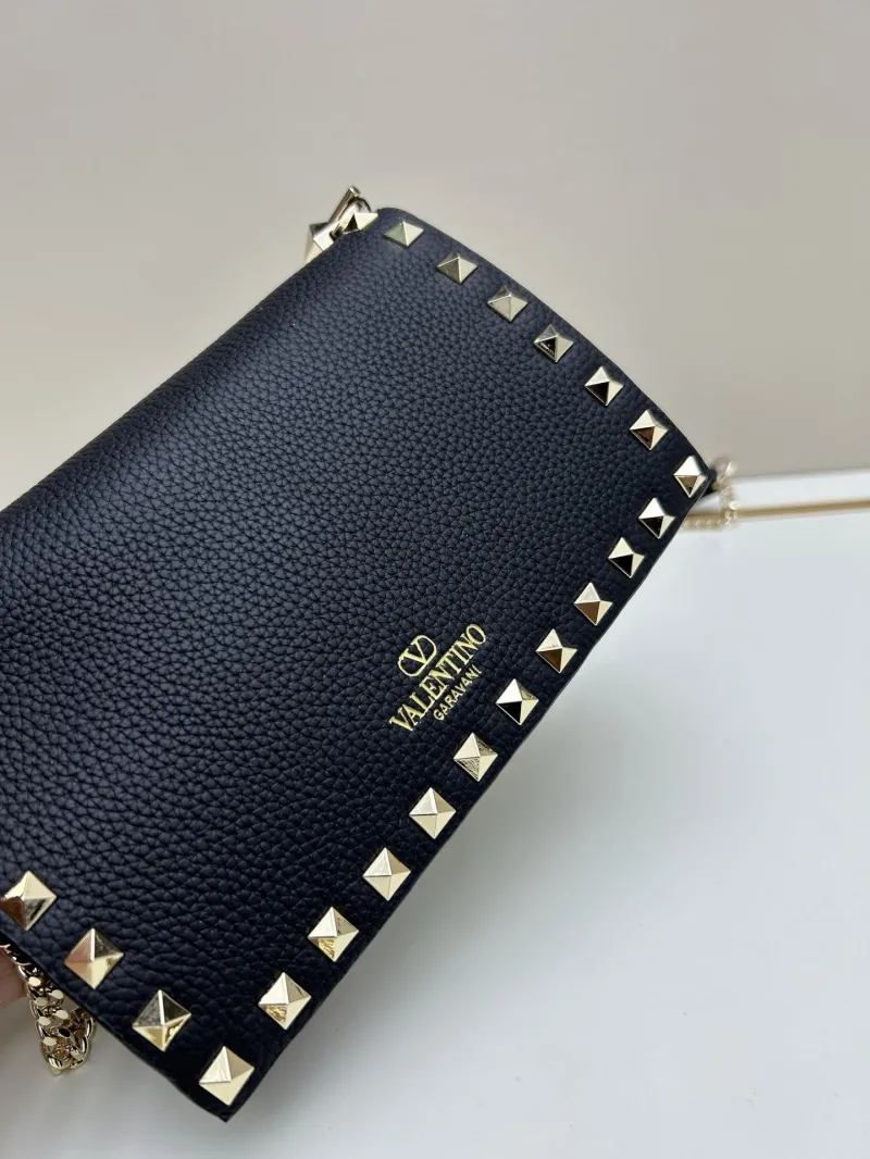 Valentino Black Rockstud Crossbody Bag 0137 - Image 3