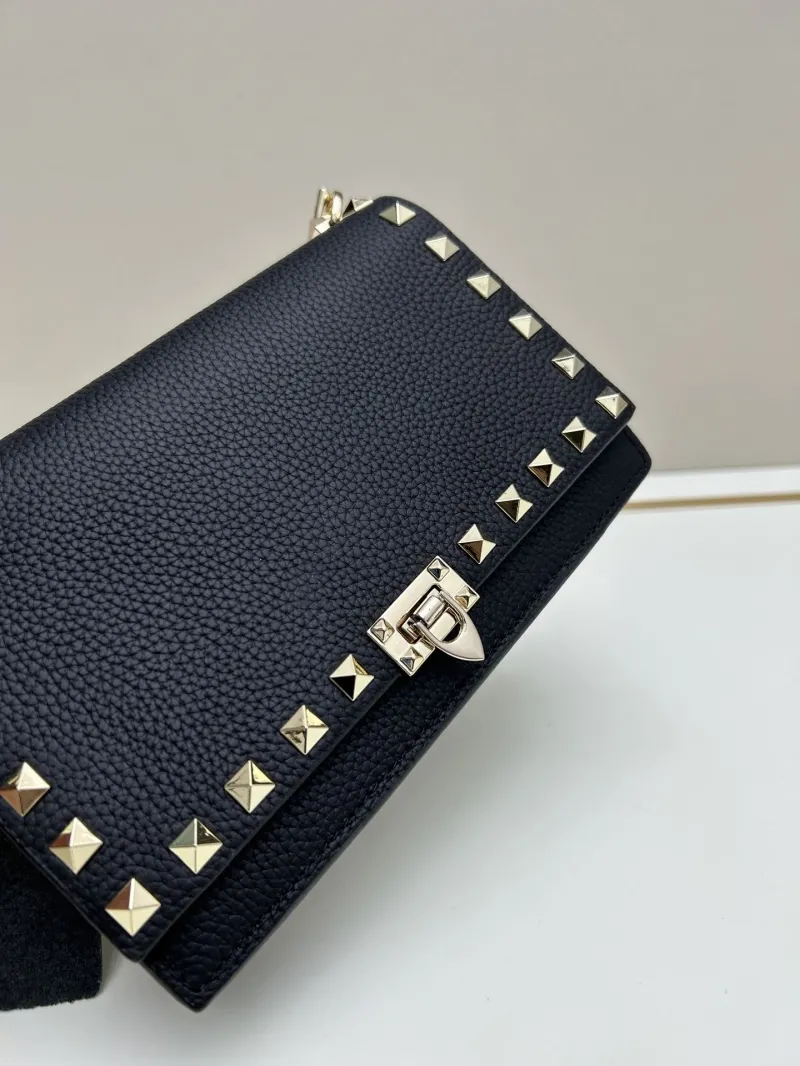 Valentino Black Rockstud Crossbody Bag 0137 - Image 4