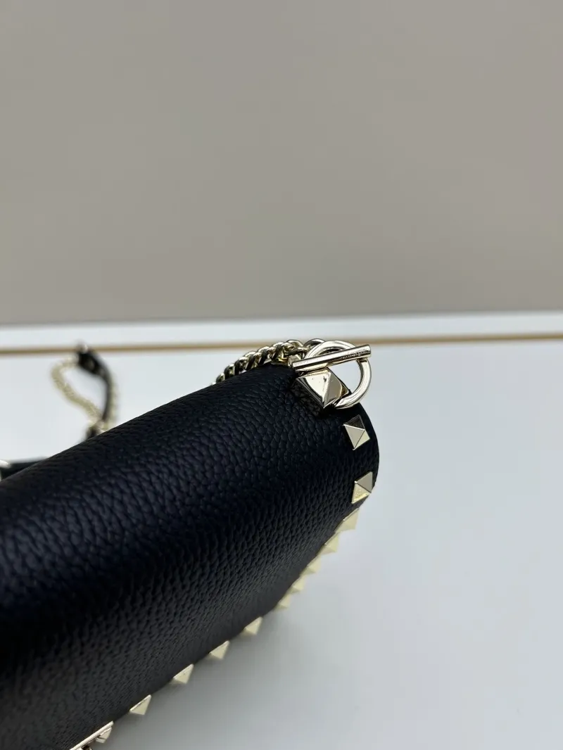 Valentino Black Rockstud Crossbody Bag 0137 - Image 5